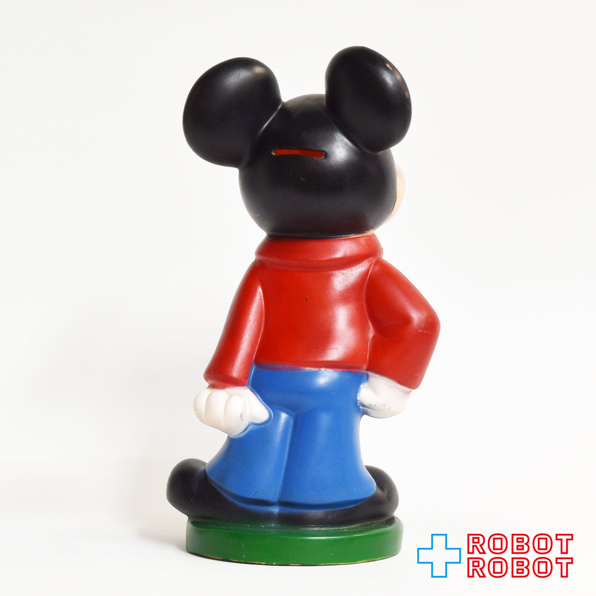 プレイパル ミッキーマウス ソフビ貯金箱 ※シール無し