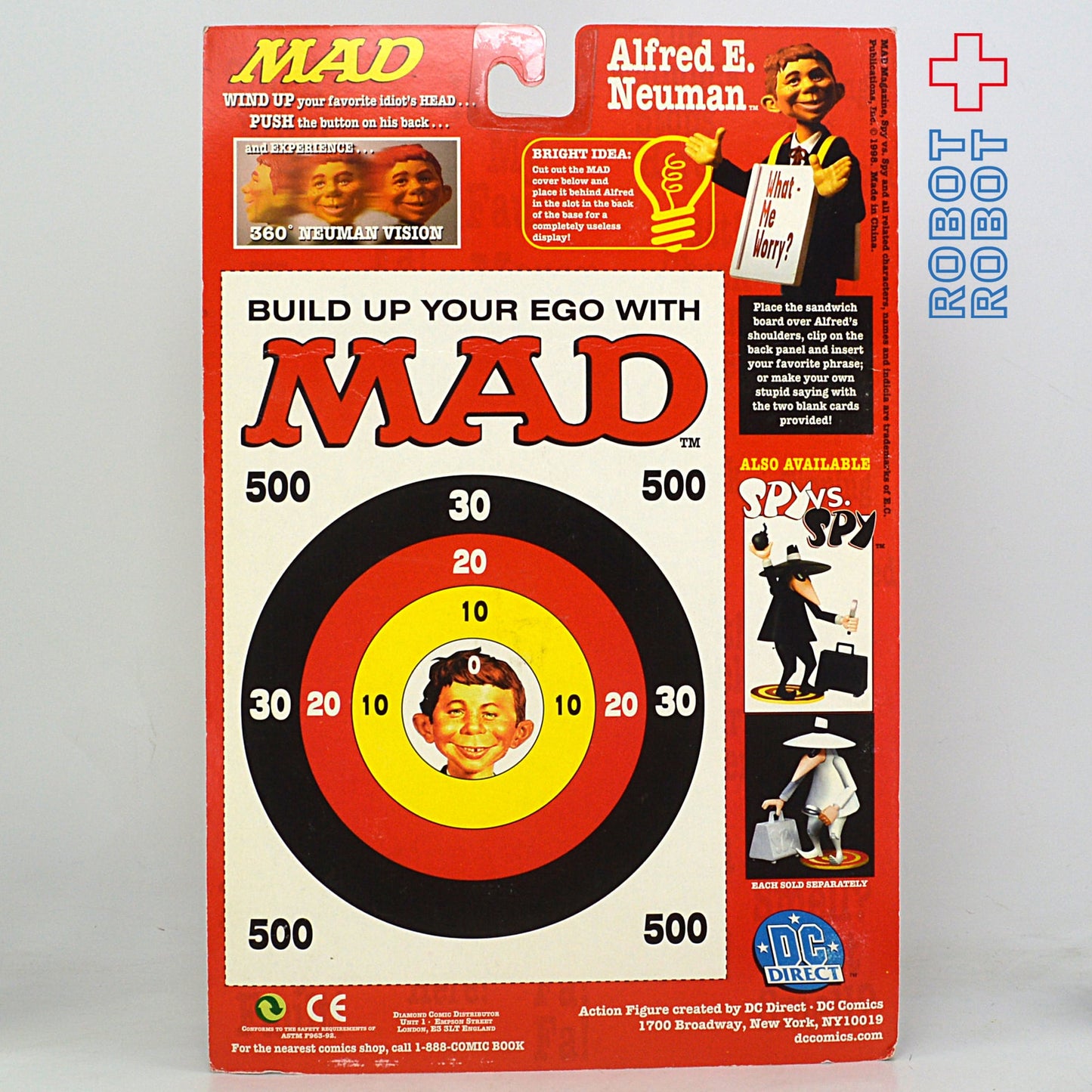 マッドマガジン おばかフレーズのサンドイッチマン 黒ジャケット アクションフィギュア 未開封