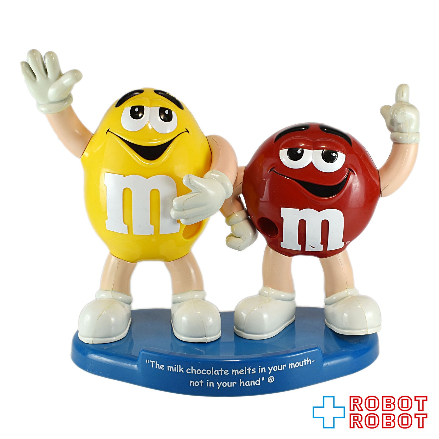 M&M's ディスペンサー イエロー＆レッド エムアンドエムズ 企業物