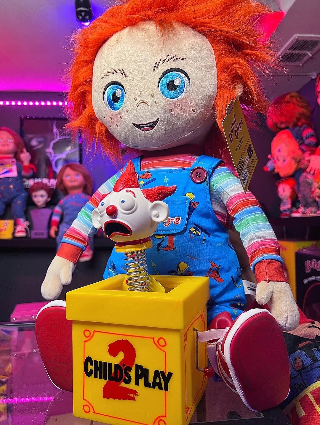 キッドロボット チャイルド・プレイ2 グッドガイ チャッキー 2フィート プレミアム ぬいぐるみ人形 紙タグ付 - ROBOTROBOT