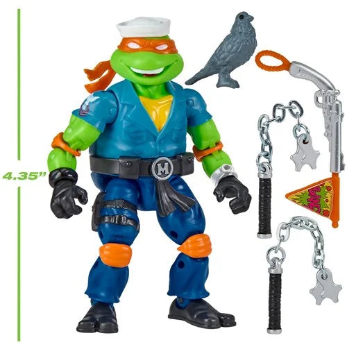 プレイメイツ ティーンエイジ・ミュータント・ニンジャ・タートルズ TMNT x G.I.ジョー ミケランジェロ as シップレック アクションフィギュア 未開封