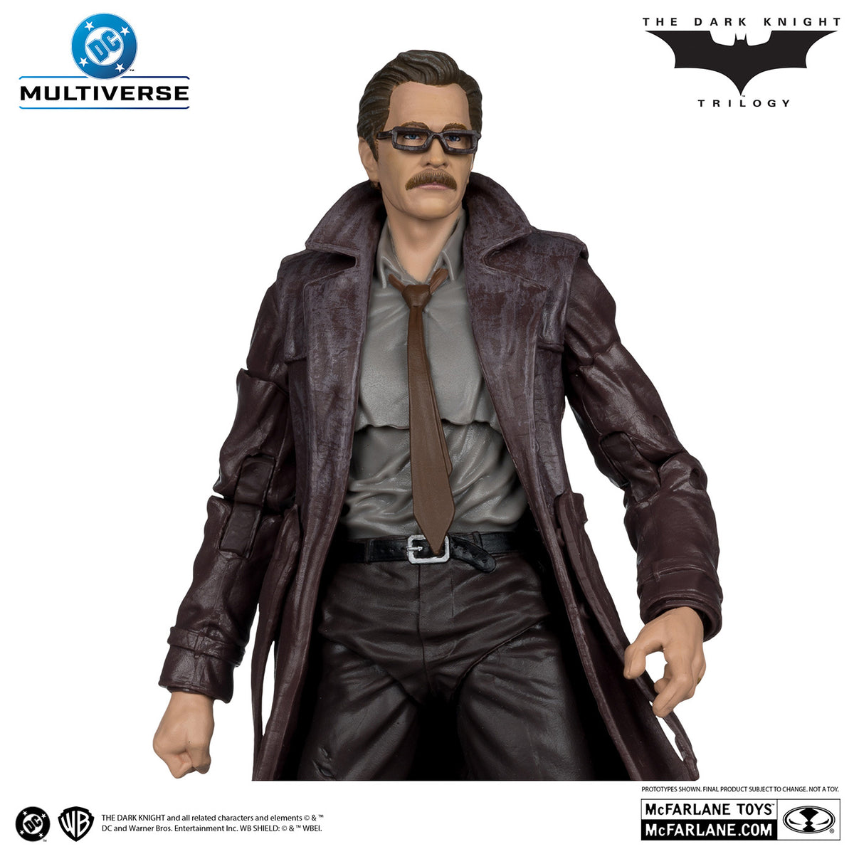 マクファーレン・トイズ DCマルチバース ダークナイト・トリロジー ゴードン本部長 デラックス・シアトリカル・エディション 7インチ アクションフィギュア 国内版 未開封