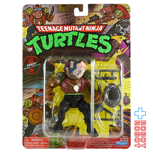 ※台紙にシワ：プレイメイツ タートルズ TMNT オリジナル・クラシック ビーバップ 4インチ ベーシックフィギュア 未開封