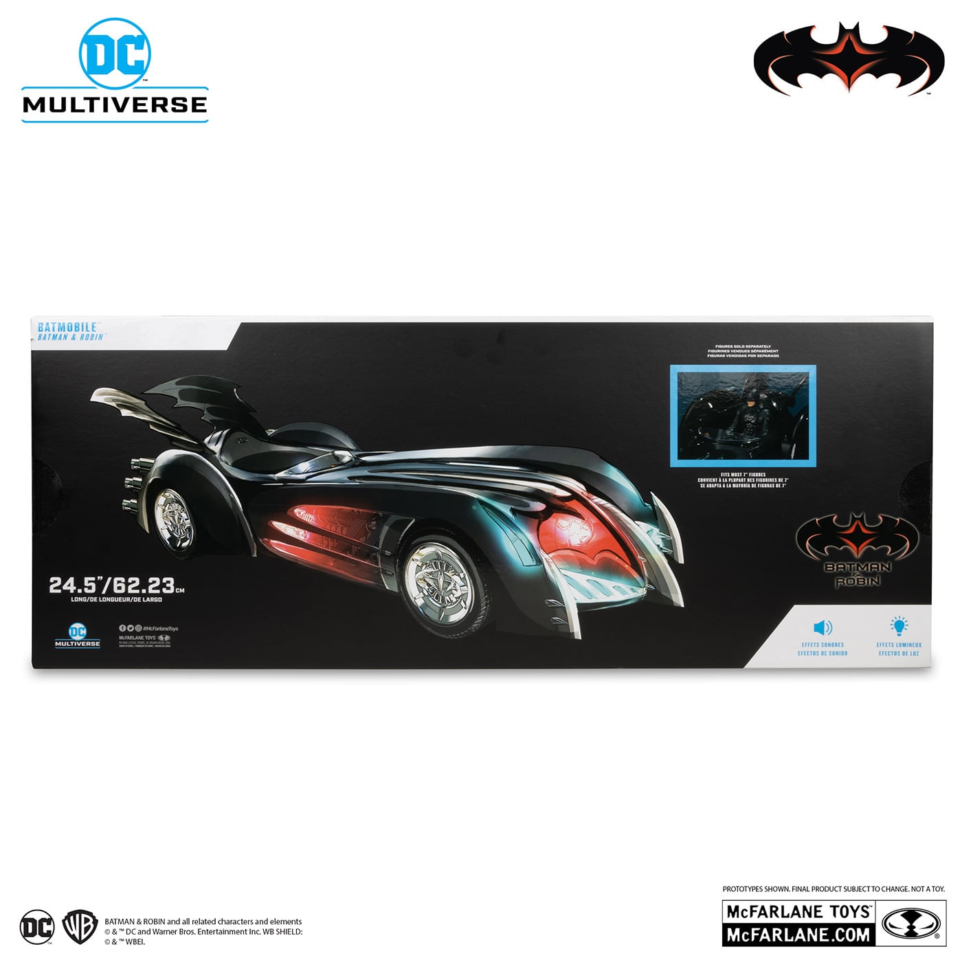 マクファーレン・トイズ DCマルチバース バットマン & ロビン Mr.フリーズの逆襲 バットモービル ビークル 国内版 未開封