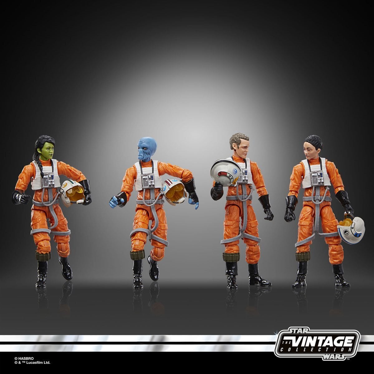 スター・ウォーズ X-ウイング パイロット 4パック ヴィンテージ