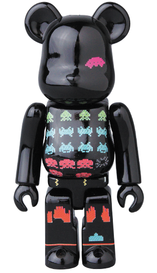 メディコム ベアブリック BE@RBRICK 100% [シリーズ37] PATTERN スペースインベーダー 未開封 ４号店商品