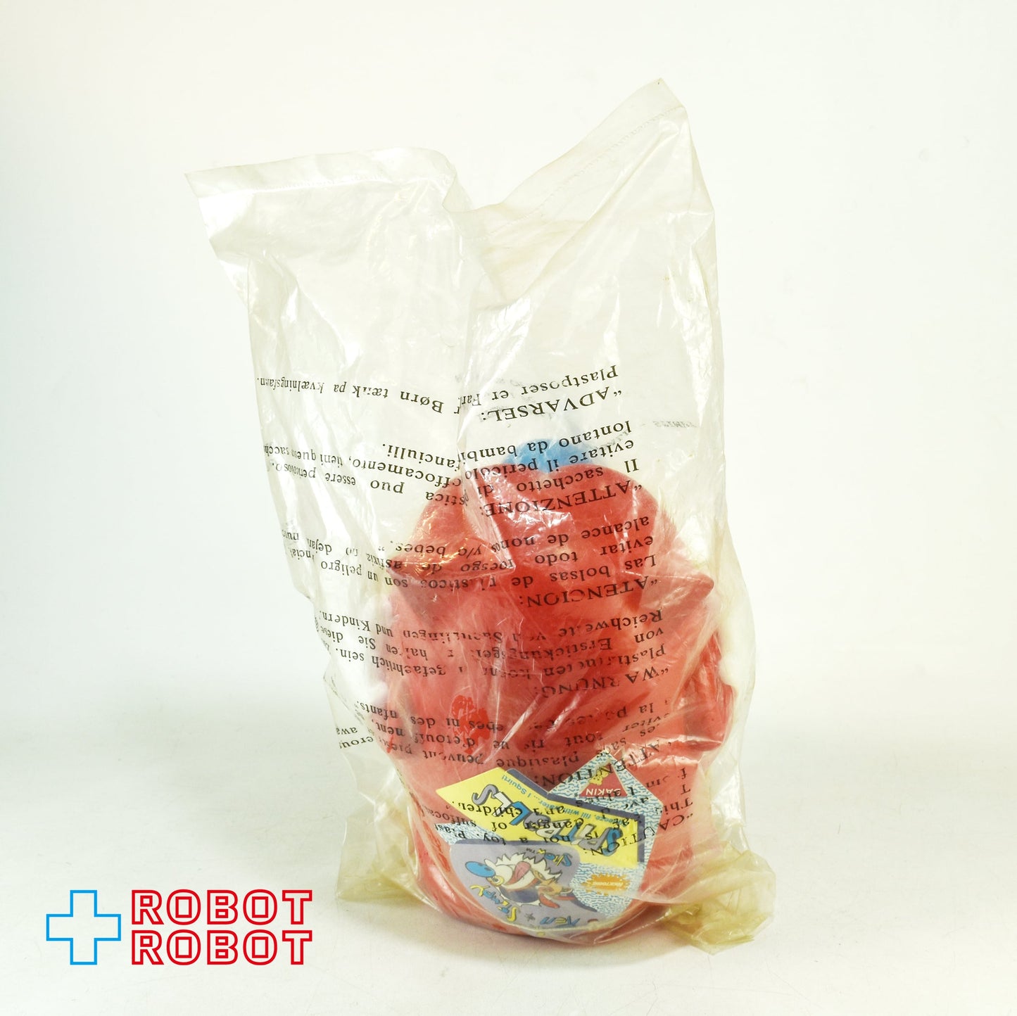 Dakin レン＆スティンピー スティンピー スピットボール ソフビ水鉄砲フィギュア 袋入り 未開封