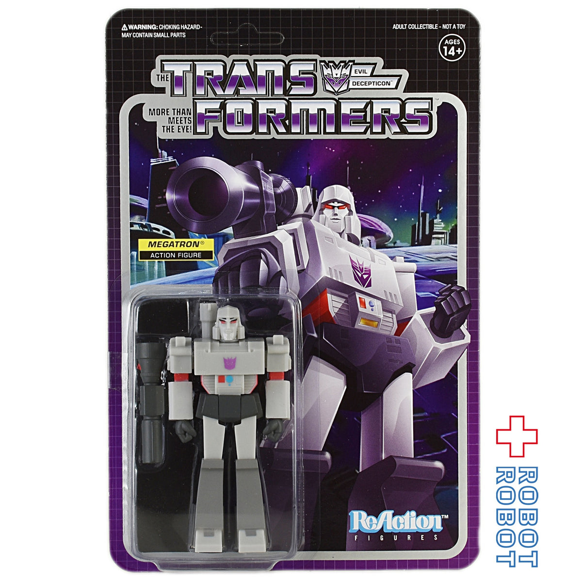 リ・アクション 3.75インチ アクションフィギュア メガトロン 戦え！超ロボット生命体トランスフォーマー シリーズ1