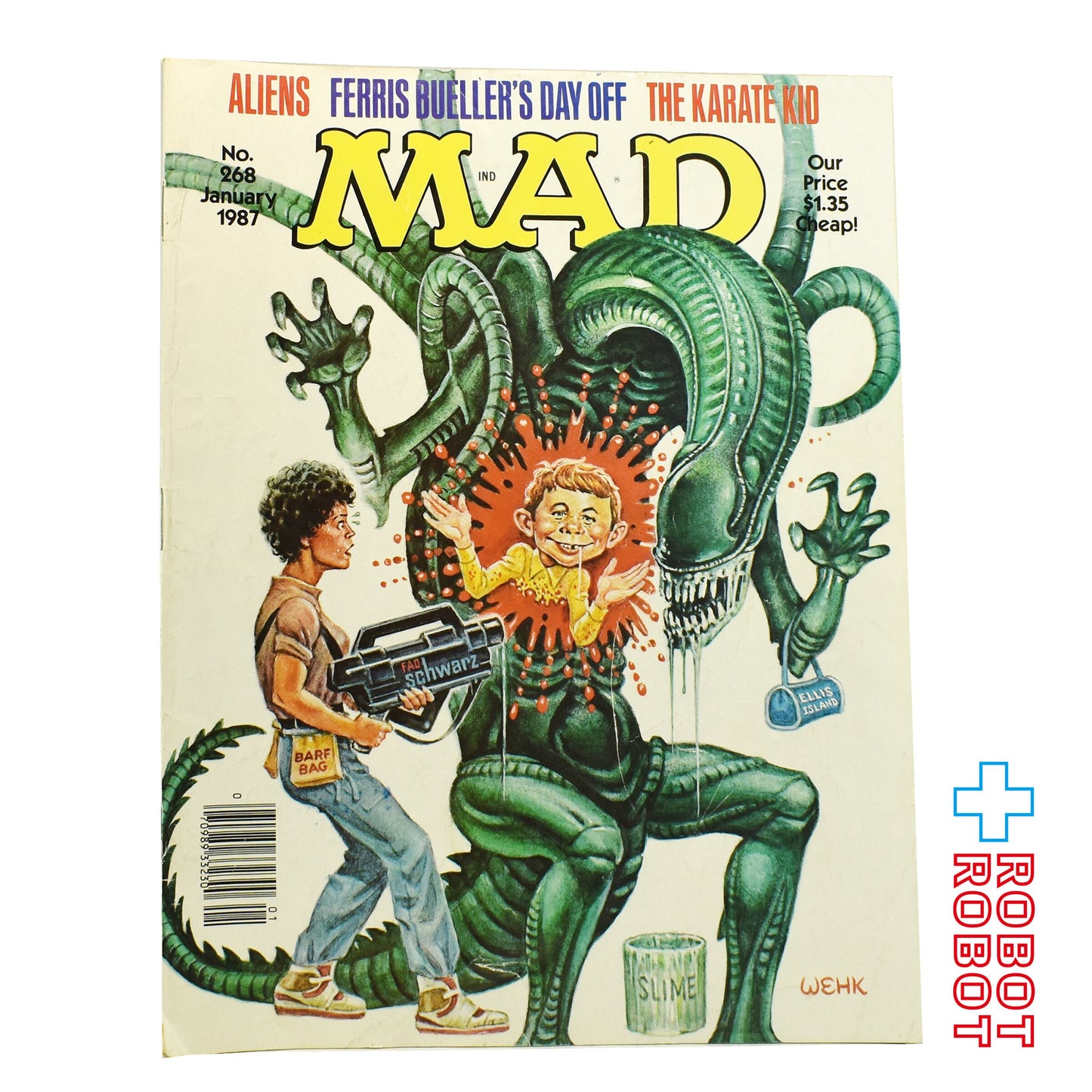 MAD MAGAZINE マッドマガジン no.268  エイリアン2 January 1987