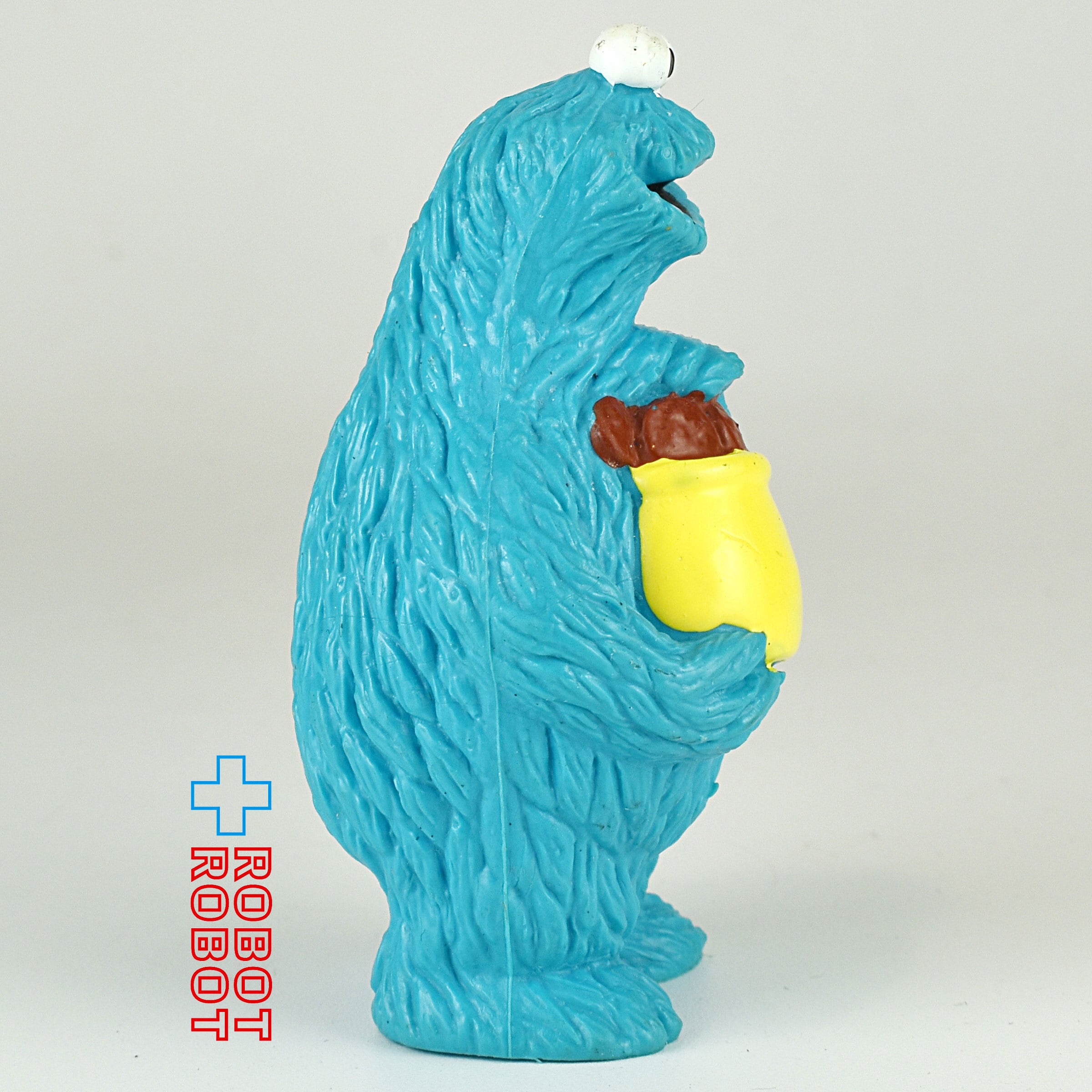 【2000s】セサミストリート クッキージャー 置物　小物入れ　レトロ Vintage】セサミストリート クッキーモンスター クッキージャー 小物