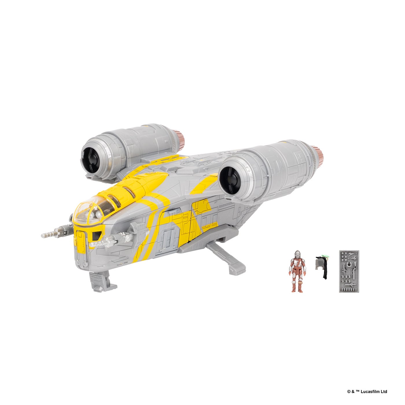 スター・ウォーズ マイクロ・ギャラクシー スターシップ・クラス マンダロリアン・アンド・グローグー  レイザー・クレスト 国内版 未開封