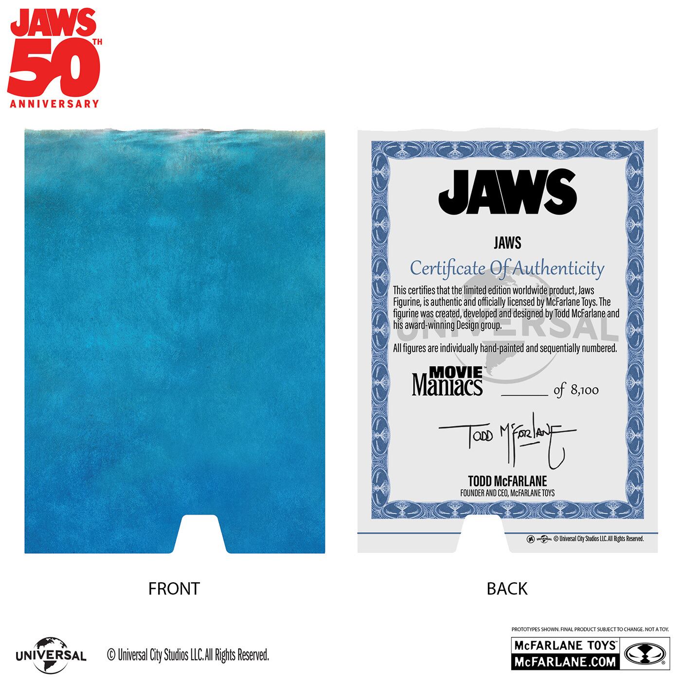 マクファーレン ムービー・マニアックス JAWS ジョーズ 50周年