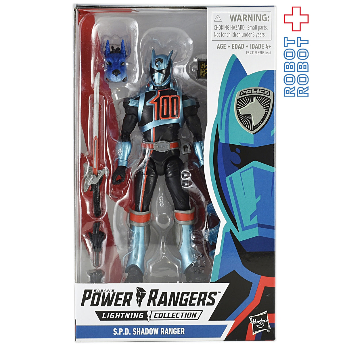 ハズブロ パワーレンジャー S.P.D. シャドウレンジャー 6インチ アクションフィギュア