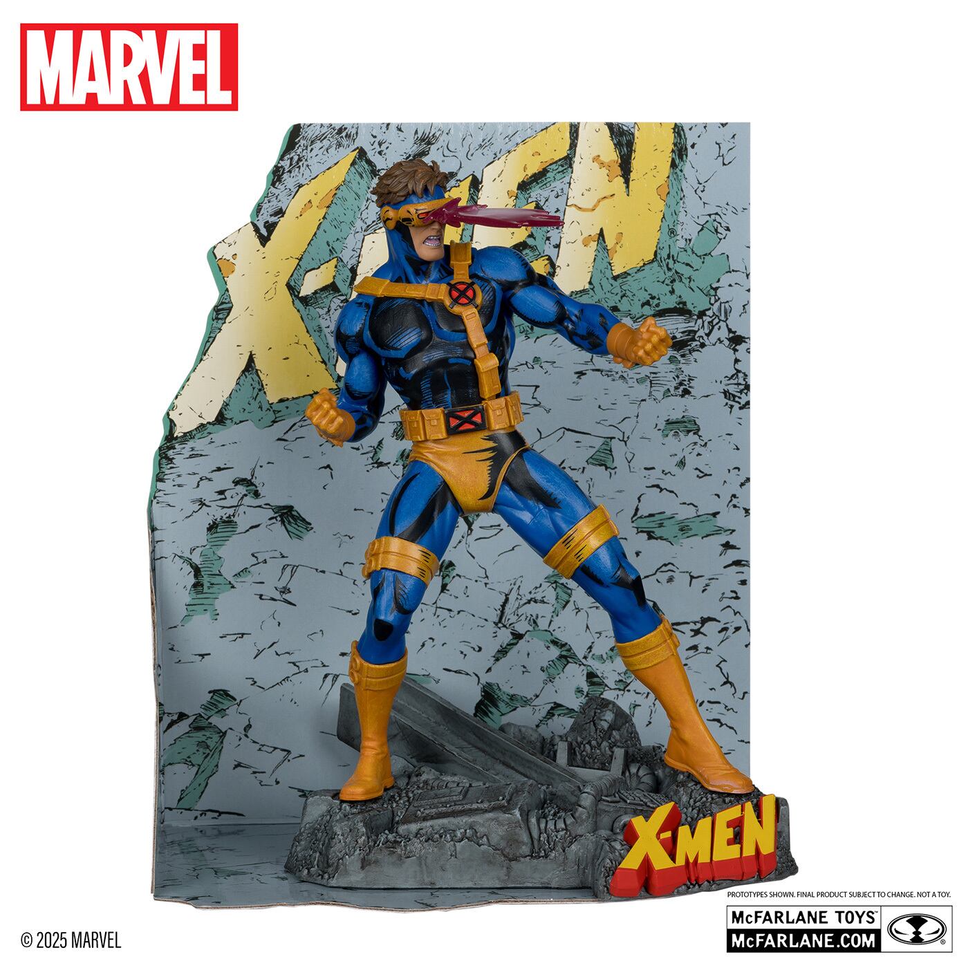マクファーレン・トイズ マーベル シーン・フィギュア #013 サイクロップス 1/10 スタチューフィギュア 未開封