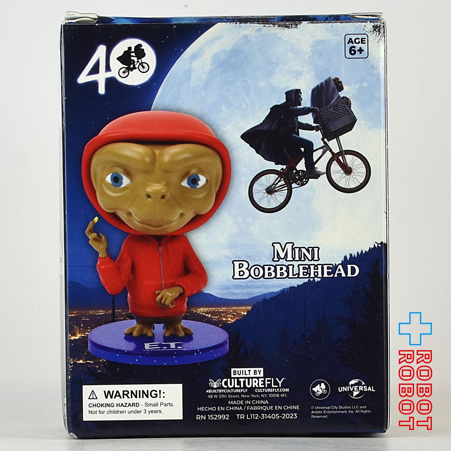 E.T. カルチャーフライ ミニボブルヘッド ビニールフィギュア 箱入未開封