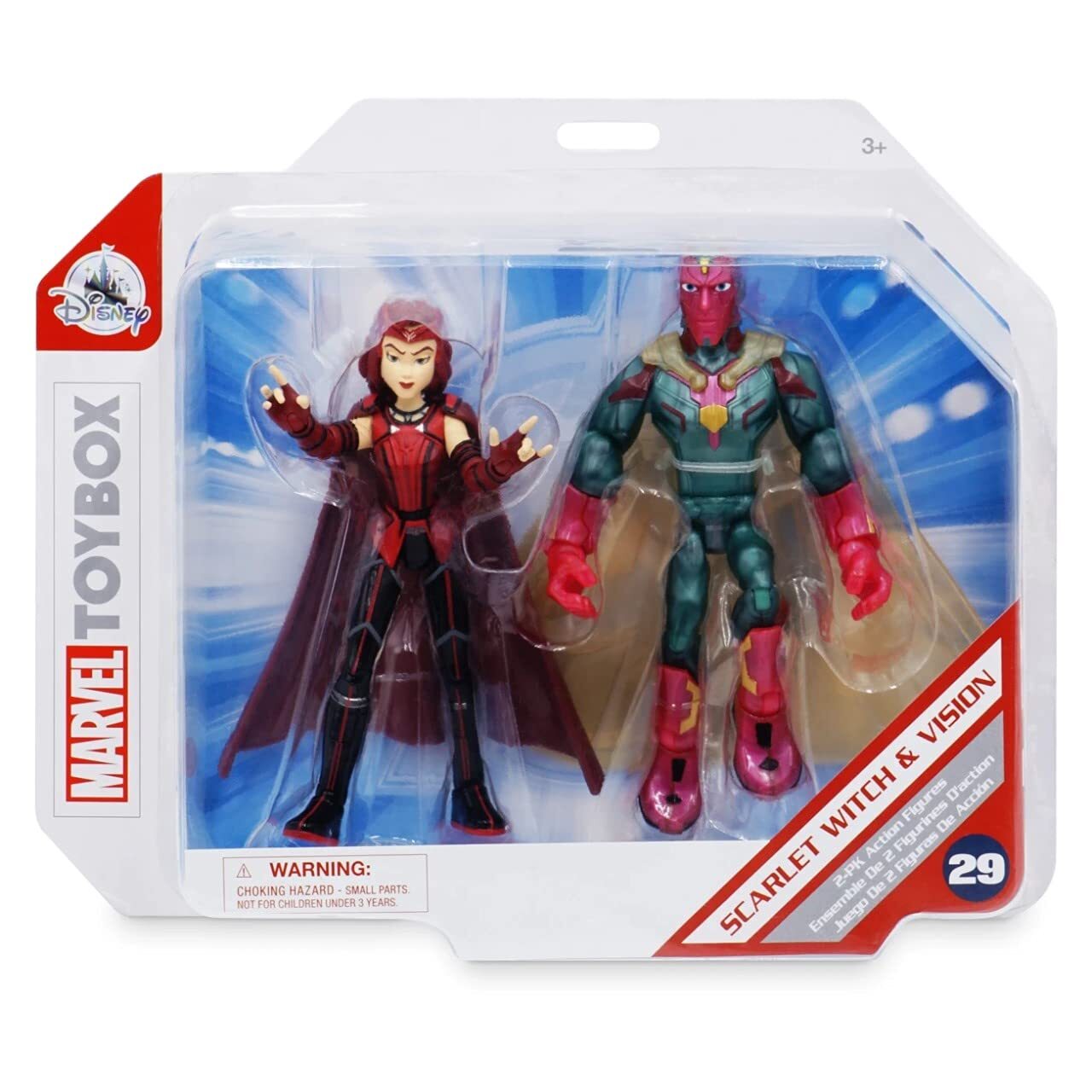 ディズニーストア マーベル・トイボックス スカーレット・ウィッチ & ヴィジョン アクションフィギュア 未開封