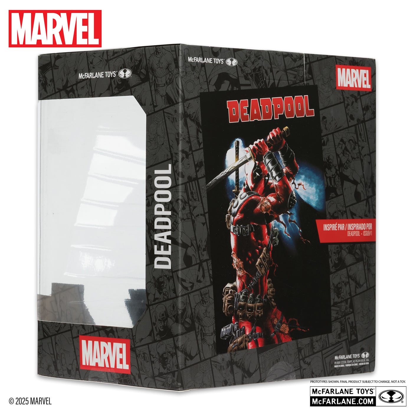 マクファーレン マーベル シーン・フィギュア #025 デッドプール マイク・デオダート / Deadpool Vol.6 #1 1/10 スタチューフィギュア 未開封