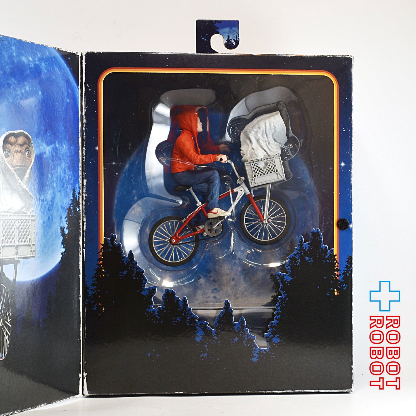 NECA エリオットとE.T. 自転車 7インチ アクションフィギュア 未開封