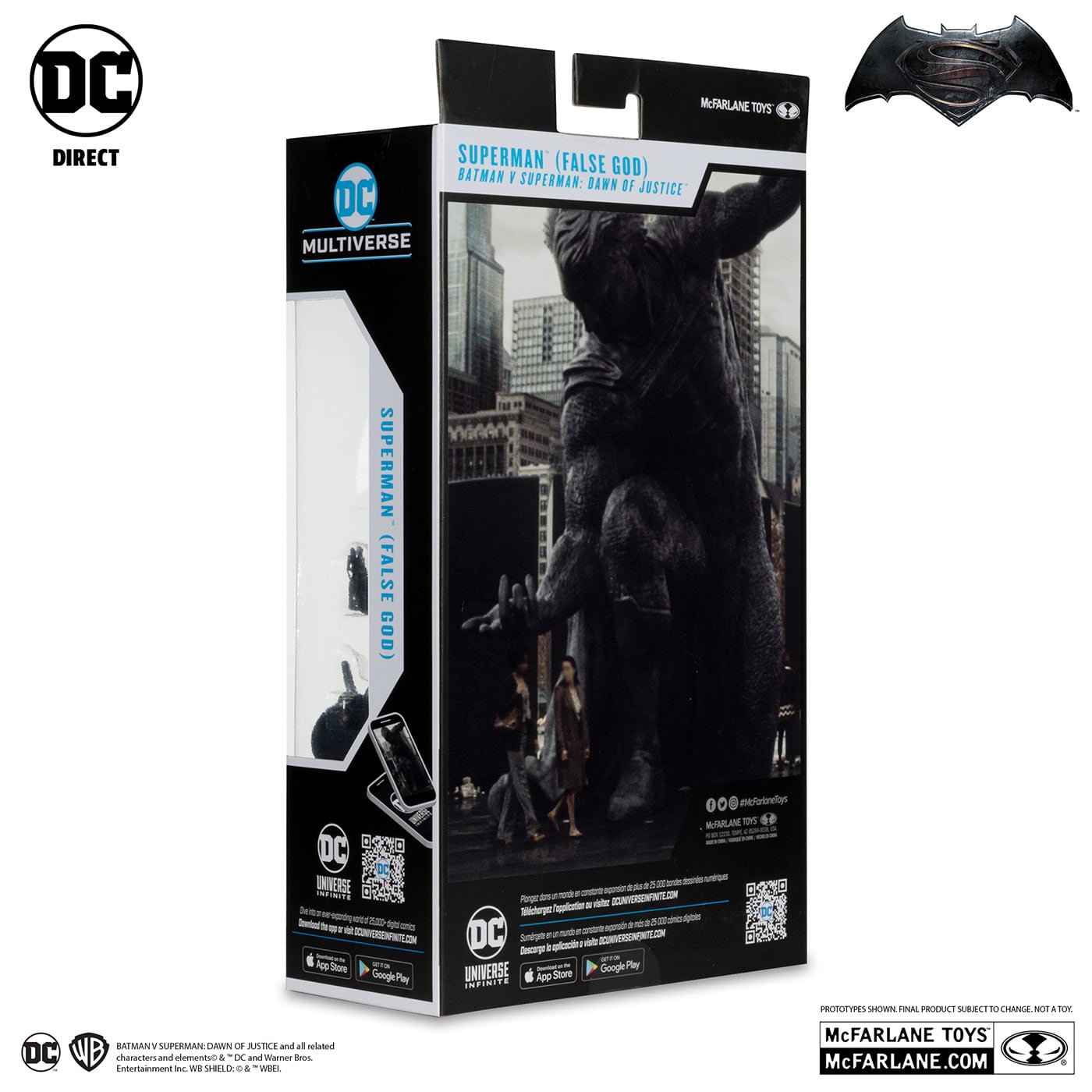 マクファーレン・トイズ DCマルチバース バットマン vs スーパーマン ジャスティスの誕生 スーパーマン 偽りの神 プラチナム・エディション 7インチ アクションフィギュア 未開封