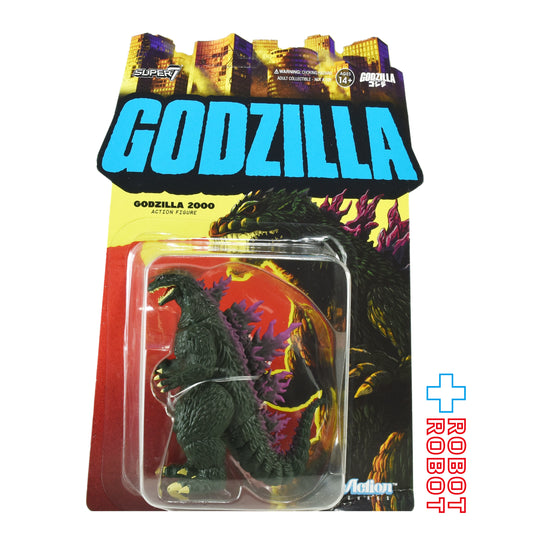 スーパー7 リ・アクション 東宝ゴジラ怪獣 ゴジラ '2000 3.75インチ アクションフィギュア 未開封