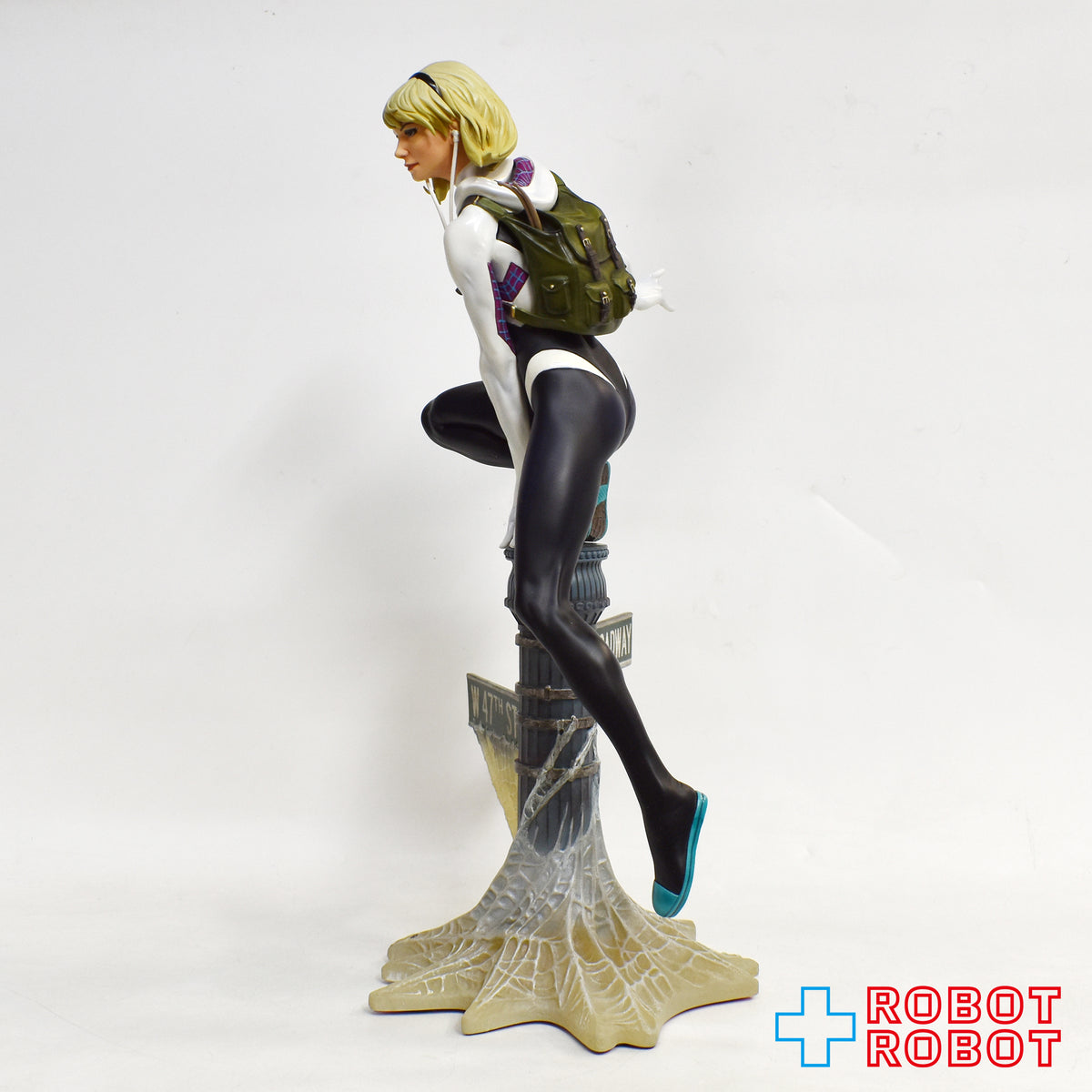サイドショウ アーティストシリーズ スパイダーバース・コレクション スパイダー・グウェン by マーク・ブルックス スタチューフィギュア ※難有り