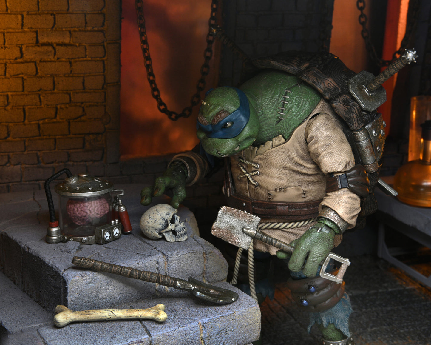 ネカ TMNT タートルズ ユニバーサル・モンスター レオナルド as ハンチバック アルティメット 7インチ アクションフィギュア 未開封