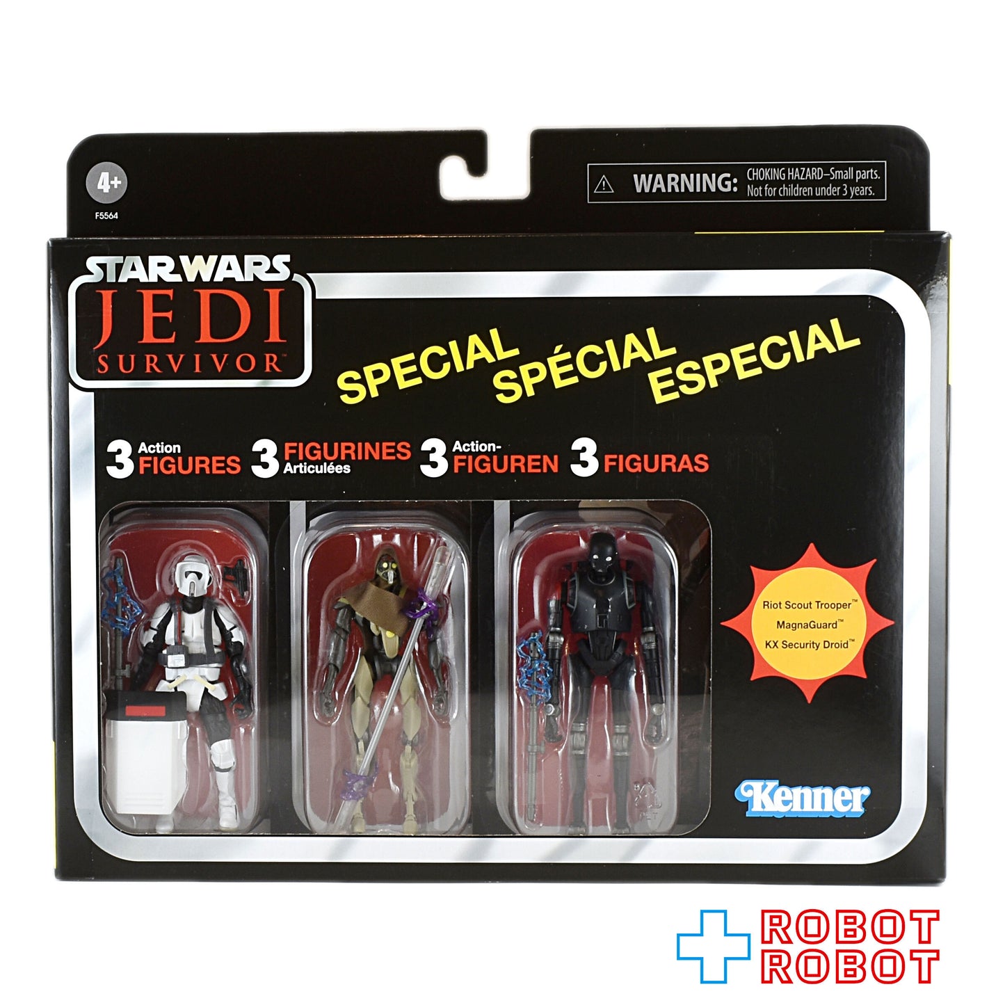 スター・ウォーズ ゲーミング・グレート ジェダイ・サバイバー ヴィンテージコレクション 3.75インチ アクションフィギュア 3パック US版 未開封