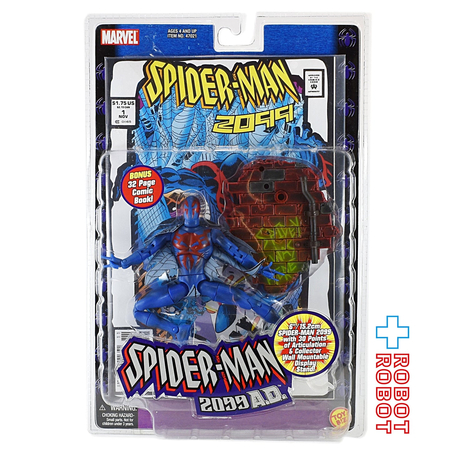 トイビズ スパイダーマン 2099 スパイダーマン 2099 A.D. 6インチ アクションフィギュア 未開封