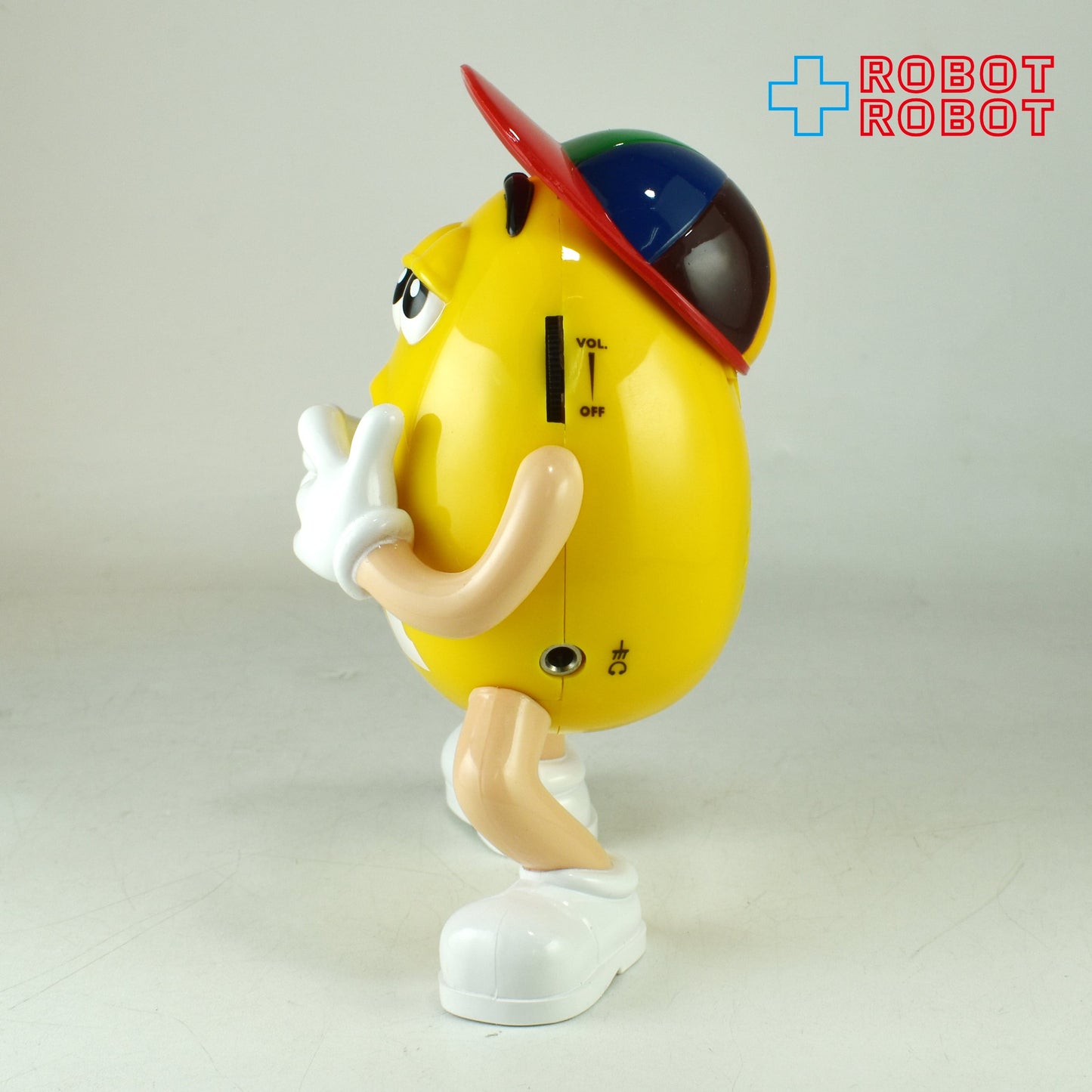 M&M's エムアンドエムズ コレクターシリーズ イエロー キャラクターラジオ フィギュア ヘッドフォン 箱付き