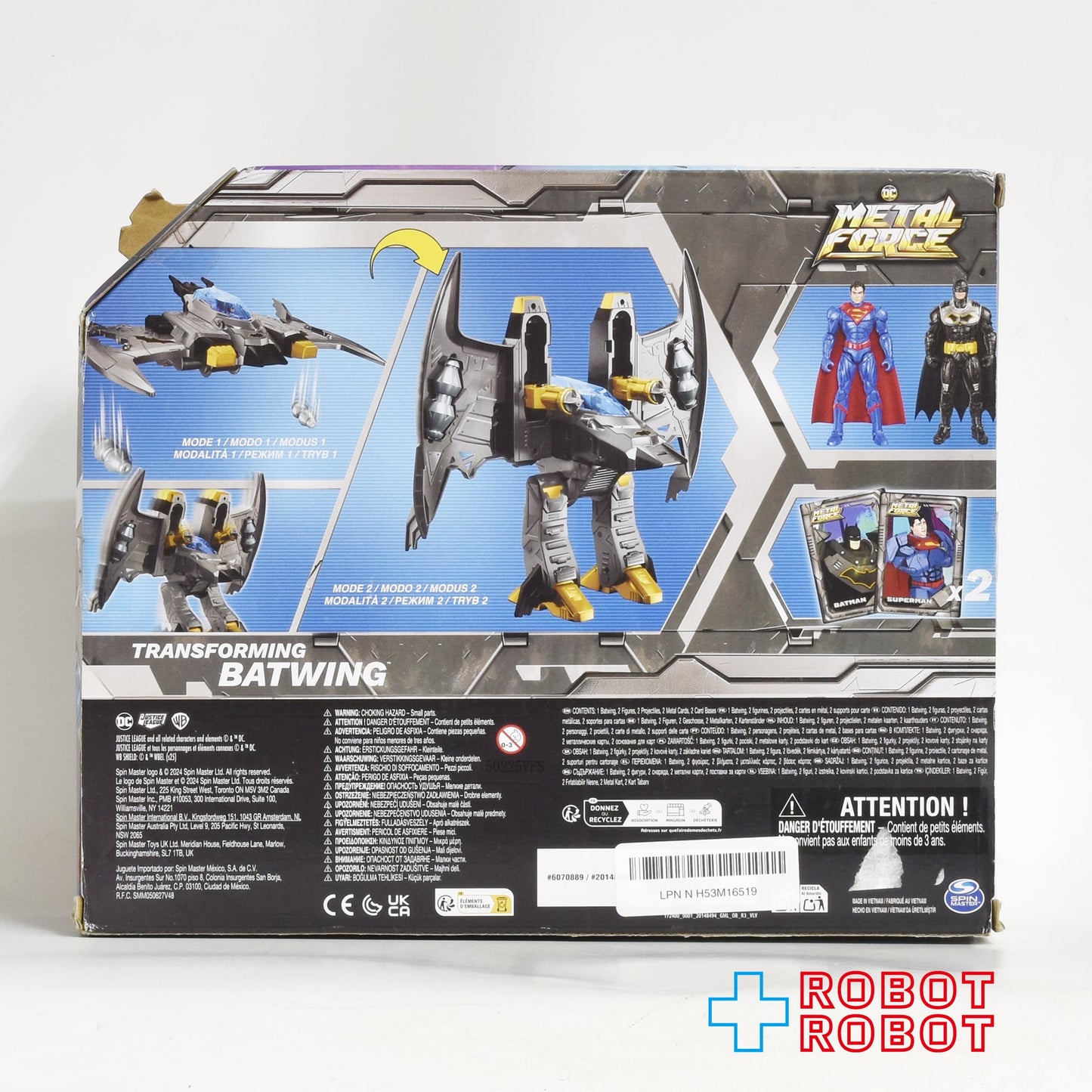 スピンマスター DC メタルフォース バットマン バットウィング トランスフォーミング 2024 未開封