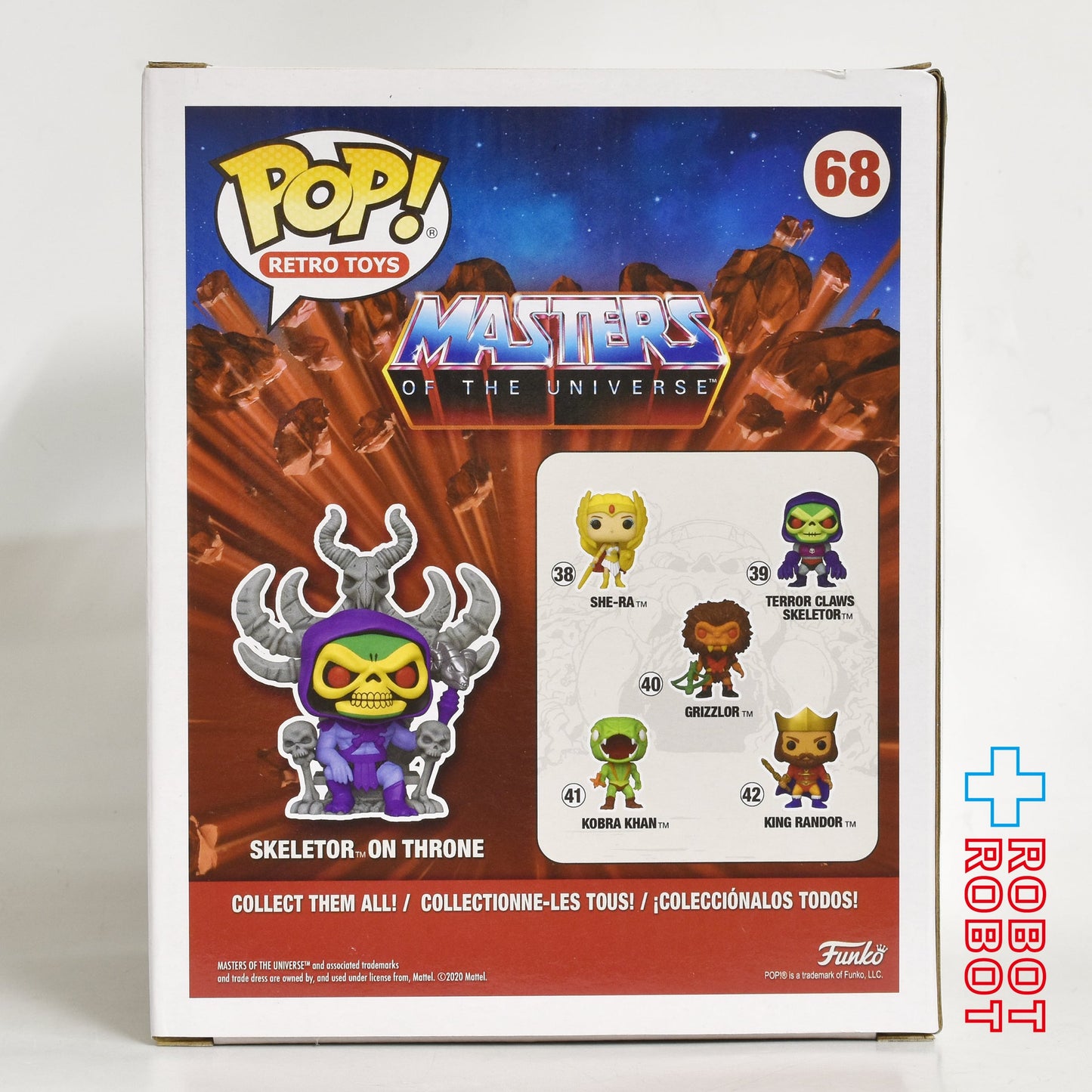 ファンコ POP! レトロ トイ マスターズ・オブ・ザ・ユニバース 68 スケルター ビニールフィギュア 箱入