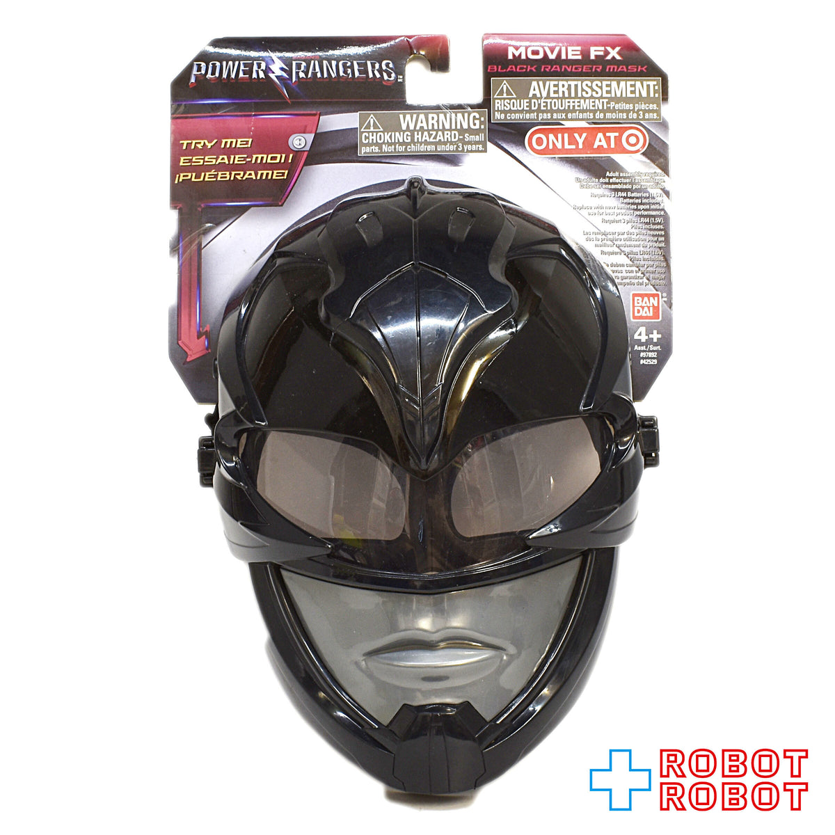 ハズブロ パワーレンジャー ブラックレンジャー トーキング マスク １号店商品