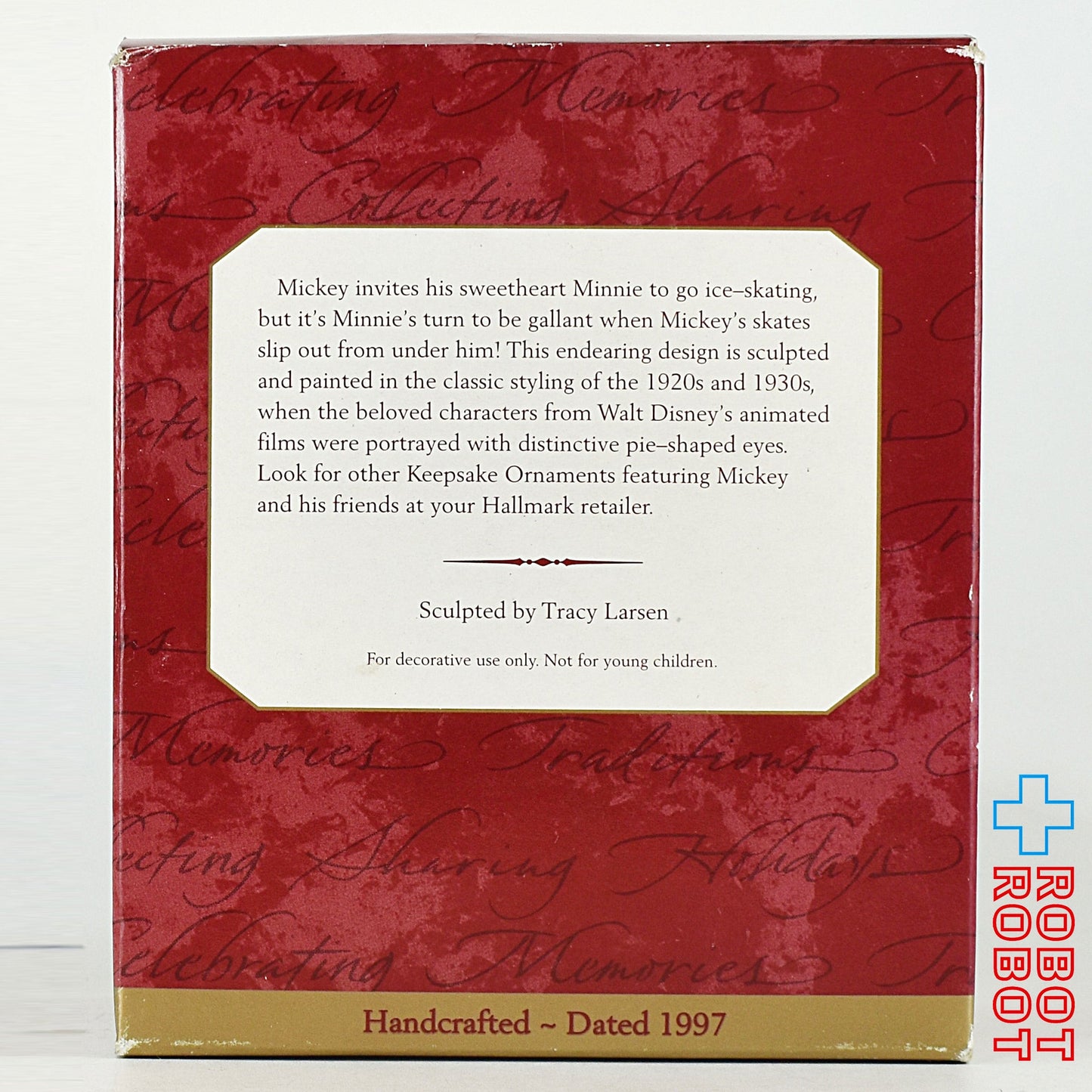 ホールマーク ディズニー ミッキー＆ミニー ニュー・ペア ・オブ・スケート クリスマスオーナメント 1997