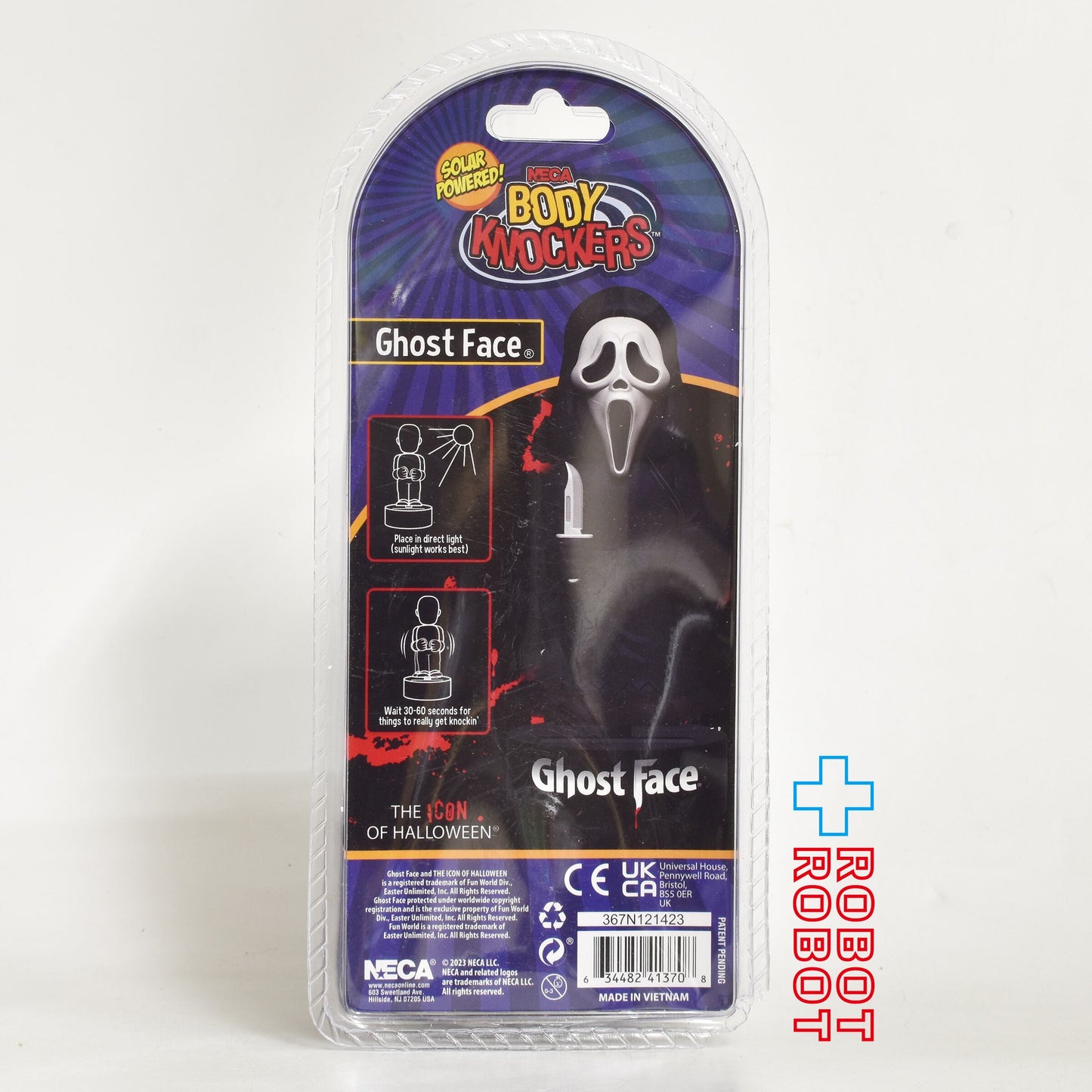 ネカ ゴーストフェイス ソーラーパワー ボディーノッカー ボビングヘッドフィギュア 未開封
