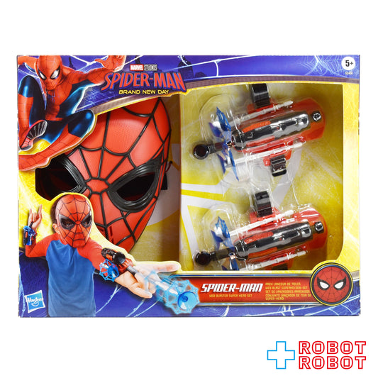 ハズブロ マーベル スパイダーマン ブランド・ニュー・デイ ウェブ・ブラスター スーパーヒーローセット 未開封