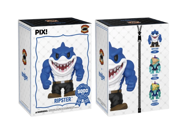 スリルジョイ PIX ピックス ストリート・シャークス リップスター ビニールフィギュア 箱付