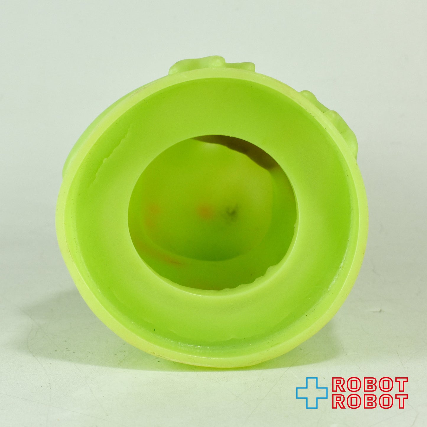 ザ・リアル・ゴーストバスターズ グリーンゴースト スライマー バブルバスボトル トッパー ソフビフィギュア 1989 ※汚れ