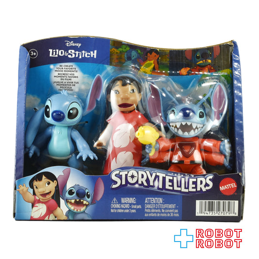 マテル ディズニー リロ&スティッチ ストーリー テラーズ  3パック 4インチ アクションフィギュア 未開封