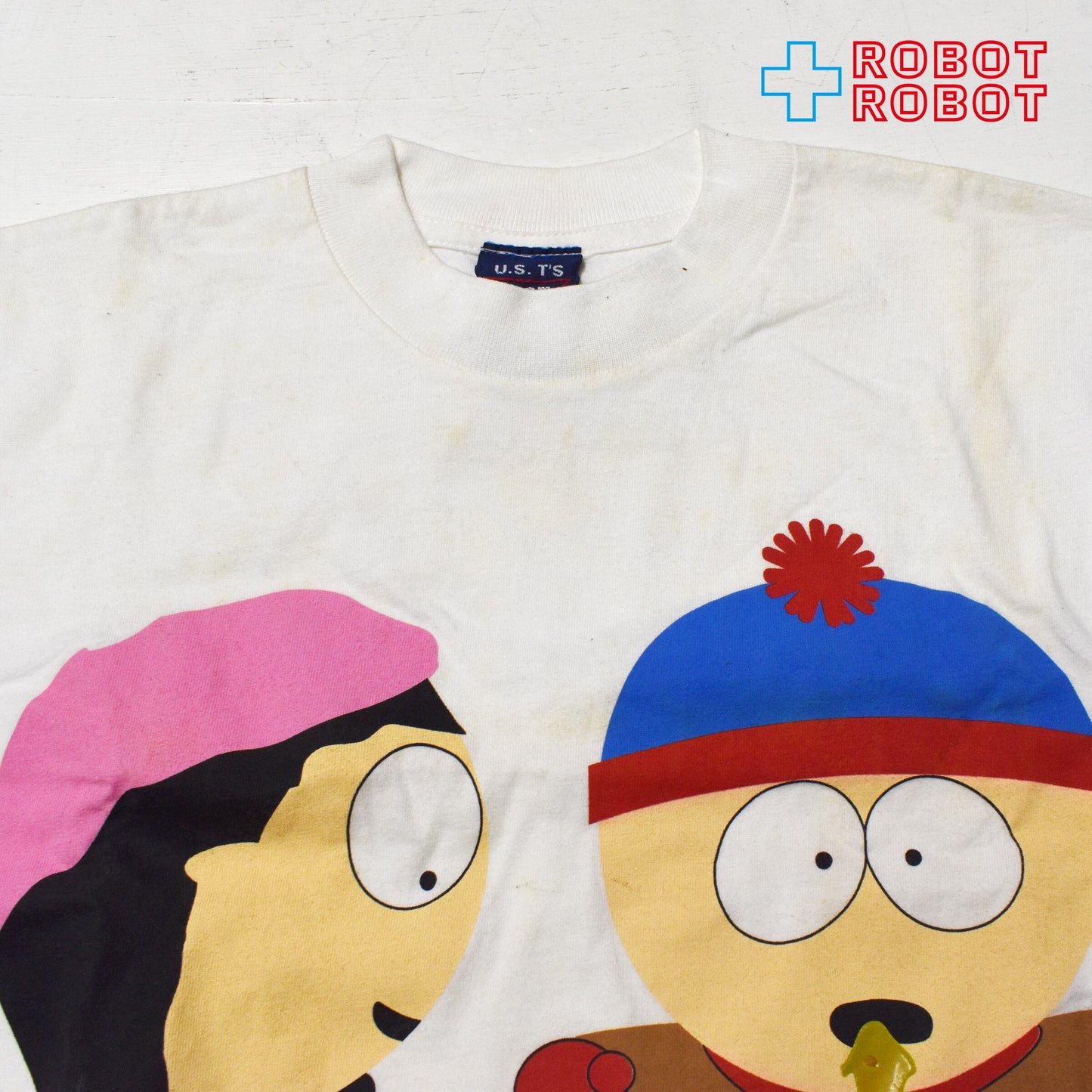 U.S.T'S 707 サウスパーク ウェンディ・テスタバーガーとウェンディ・テスタバーガー HEY LOOK! A FRENCH FRY! 1998 Tシャツ Mサイズ