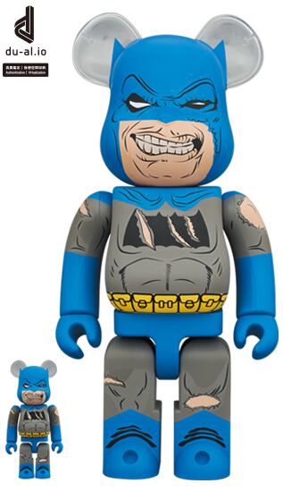 メディコム BE@RBRICK ベアブリック 100% & 400% バットマン ダークナイト バットマン TDKR : The Dark Knight Triumphant 未開封 ♦︎４号店商品 - ROBOTROBOT
