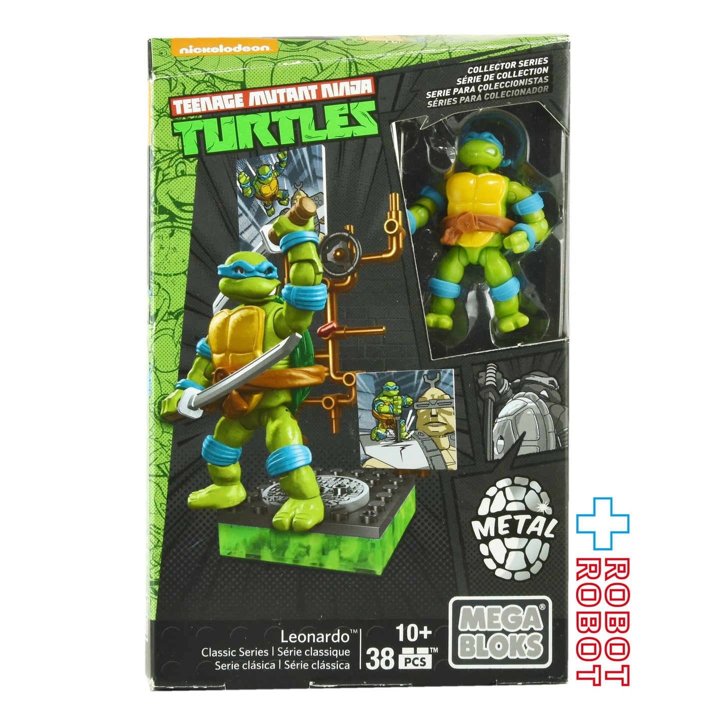 マテル メガブロック 2016 タートルズ TMNT レオナルド フィギュア 国内版 未開封