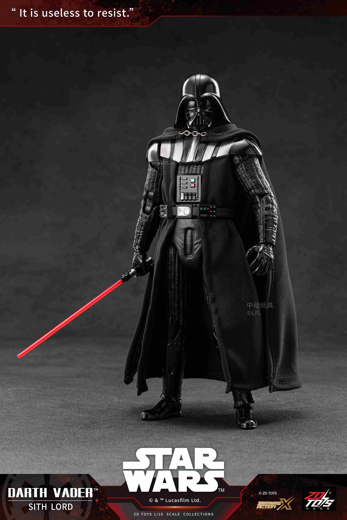 ZD TOYS スター・ウォーズ ダース・ベイダー アクションフィギュア 未開封