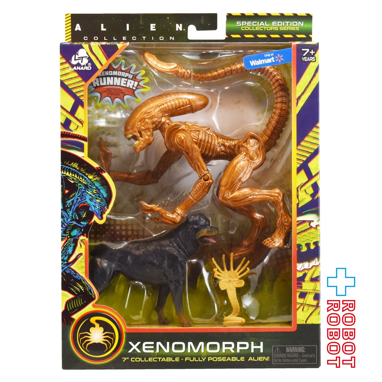 ラナード エイリアン ゼノモーフ ドッグ・エイリアン  7インチ コレクタブル フーリー ポーザブル アクションフィギュア ウォルマート限定 未開封