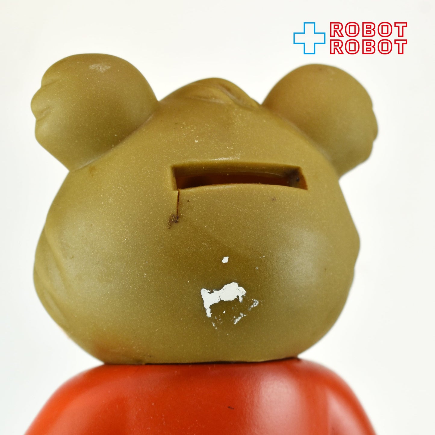 レストラン ショーニーズ クマのソフビ貯金箱 ※難あり