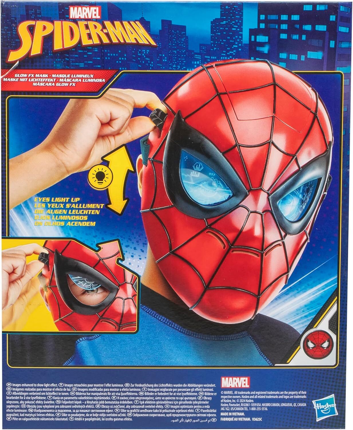 ハズブロ マーベル スパイダーマン グロー FXマスク ライトアップ ロールプレイトイ 未開封