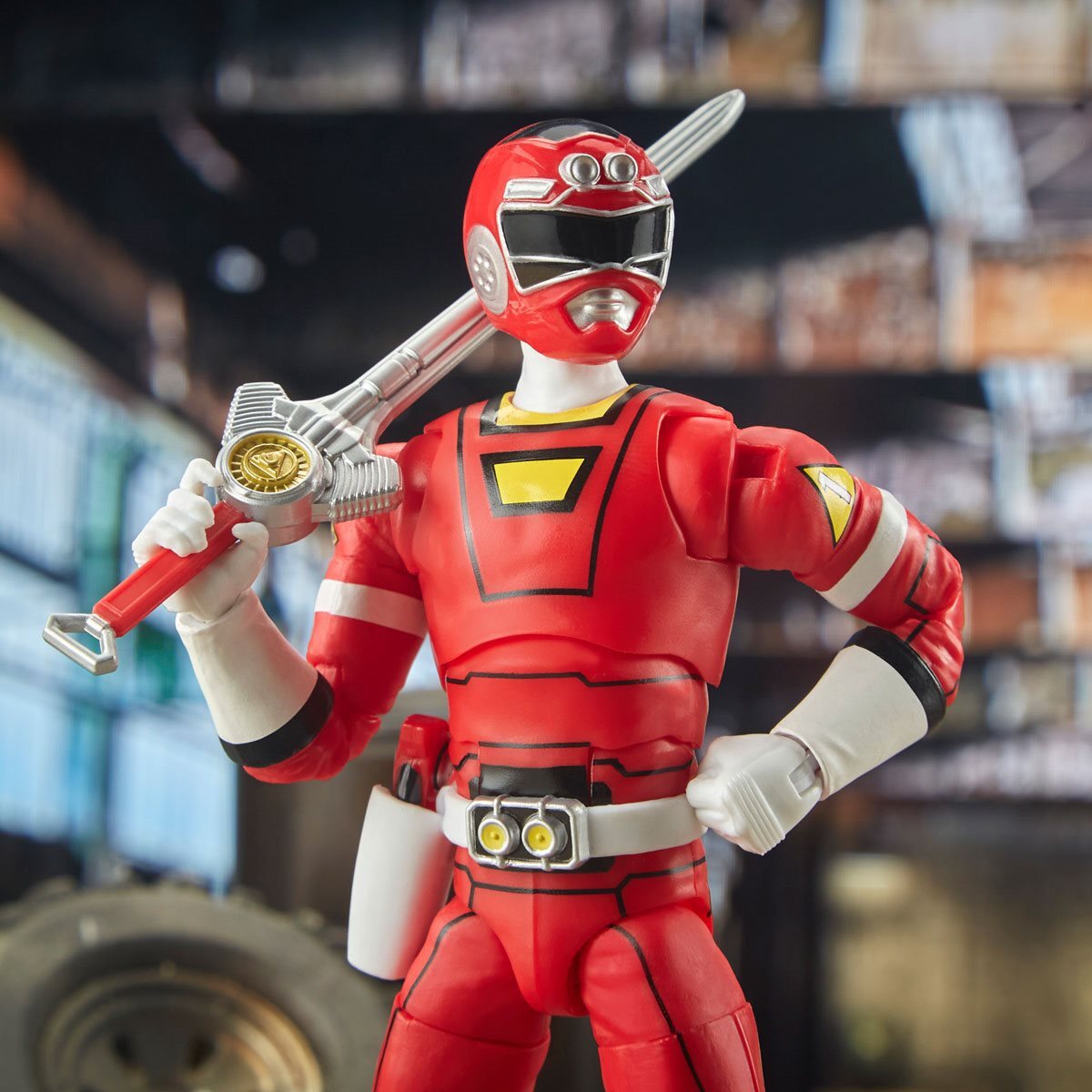 ハズブロ パワーレンジャー ライトニングコレクション ターボ レッドレンジャー（レッドレーサー） 6インチ アクションフィギュア 未開封