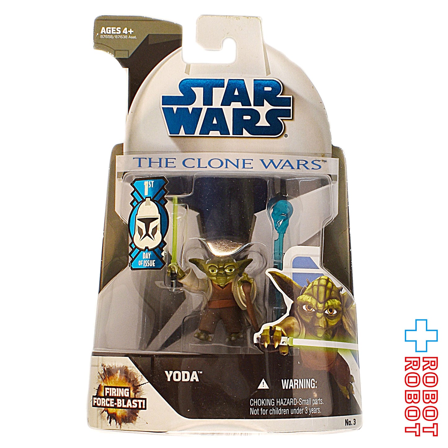 スター・ウォーズ CW2008 No03 ヨーダ クローン・ウォーズ 3.75インチ アクションフィギュア 未開封 ※難有り