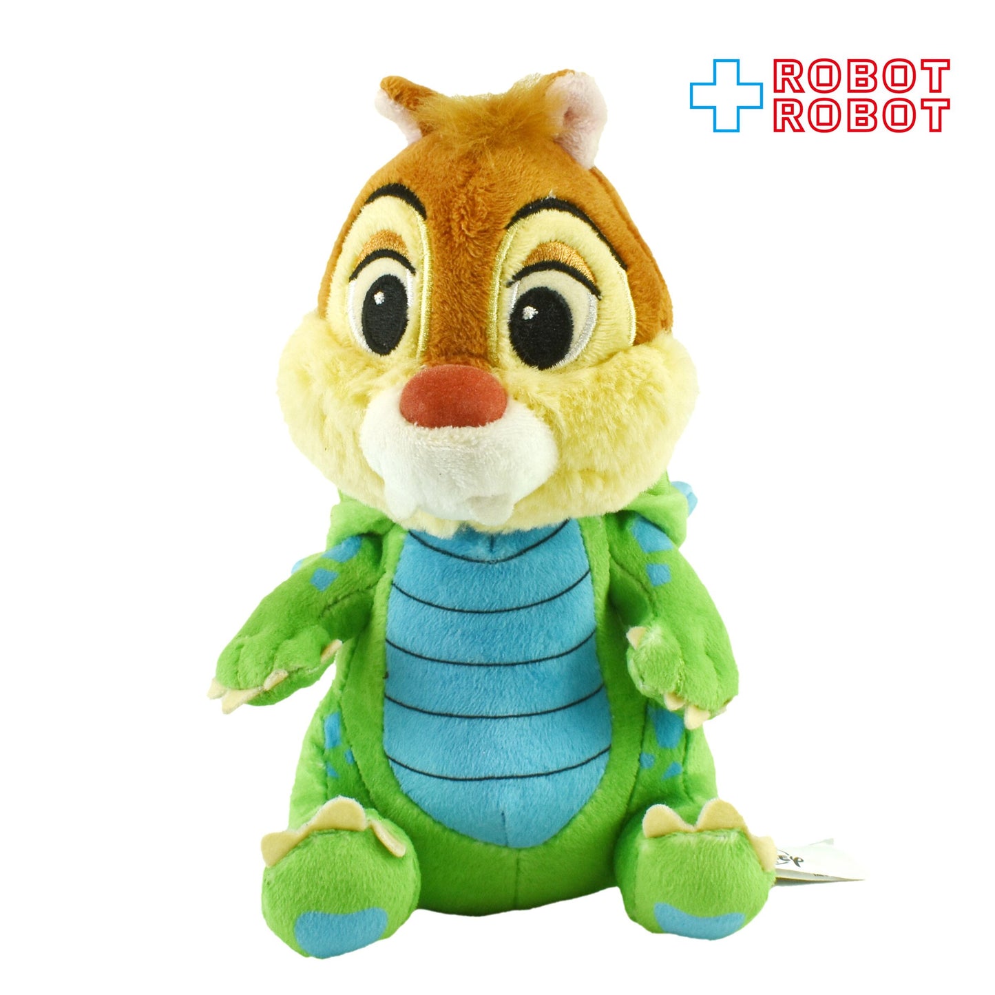 HKDL 香港ディズニーランド デール (チップとデール) ぬいぐるみ 恐竜 緑