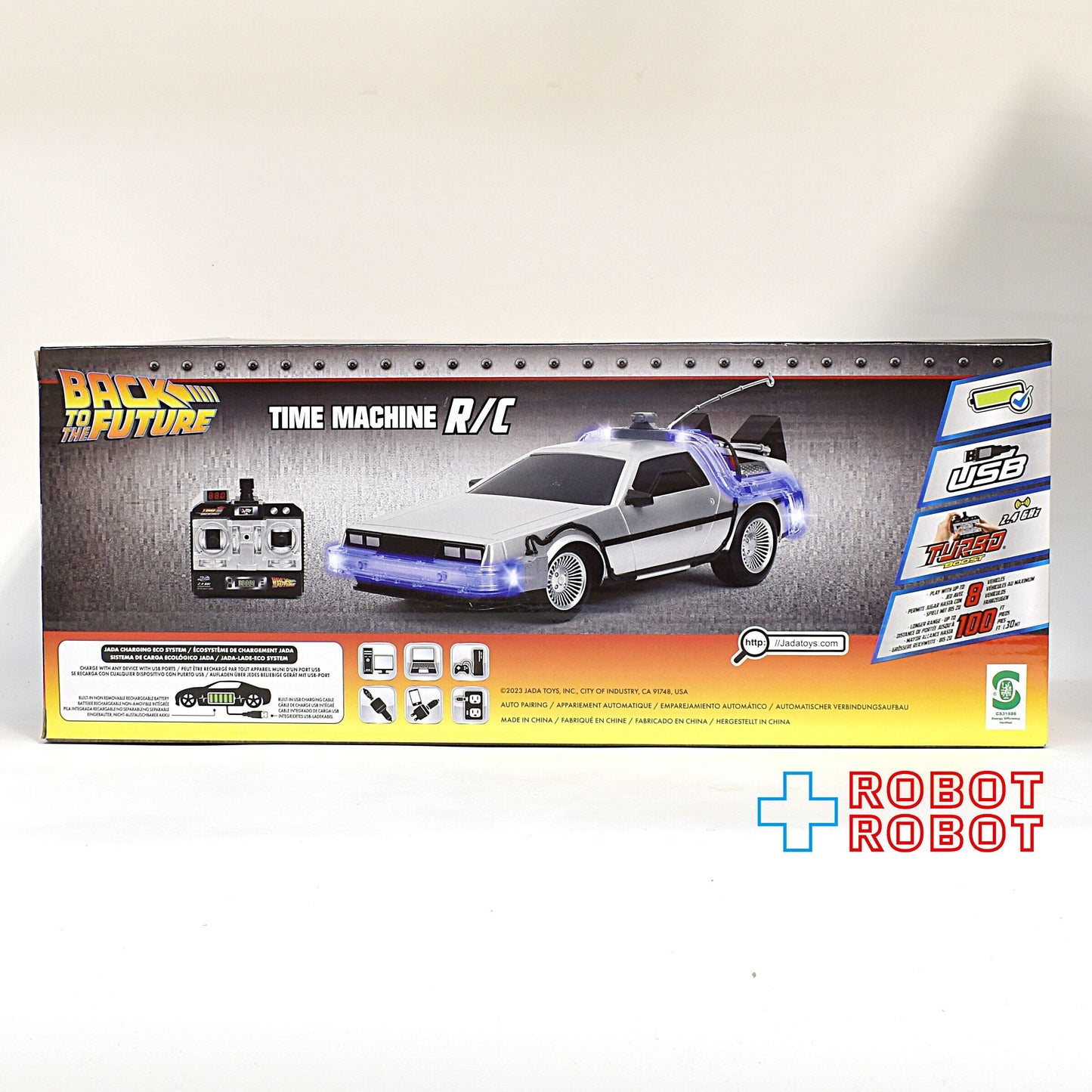JADA TOYS ハリウッドライド バック・トゥ・ザ・フューチャー デロリアン R/C