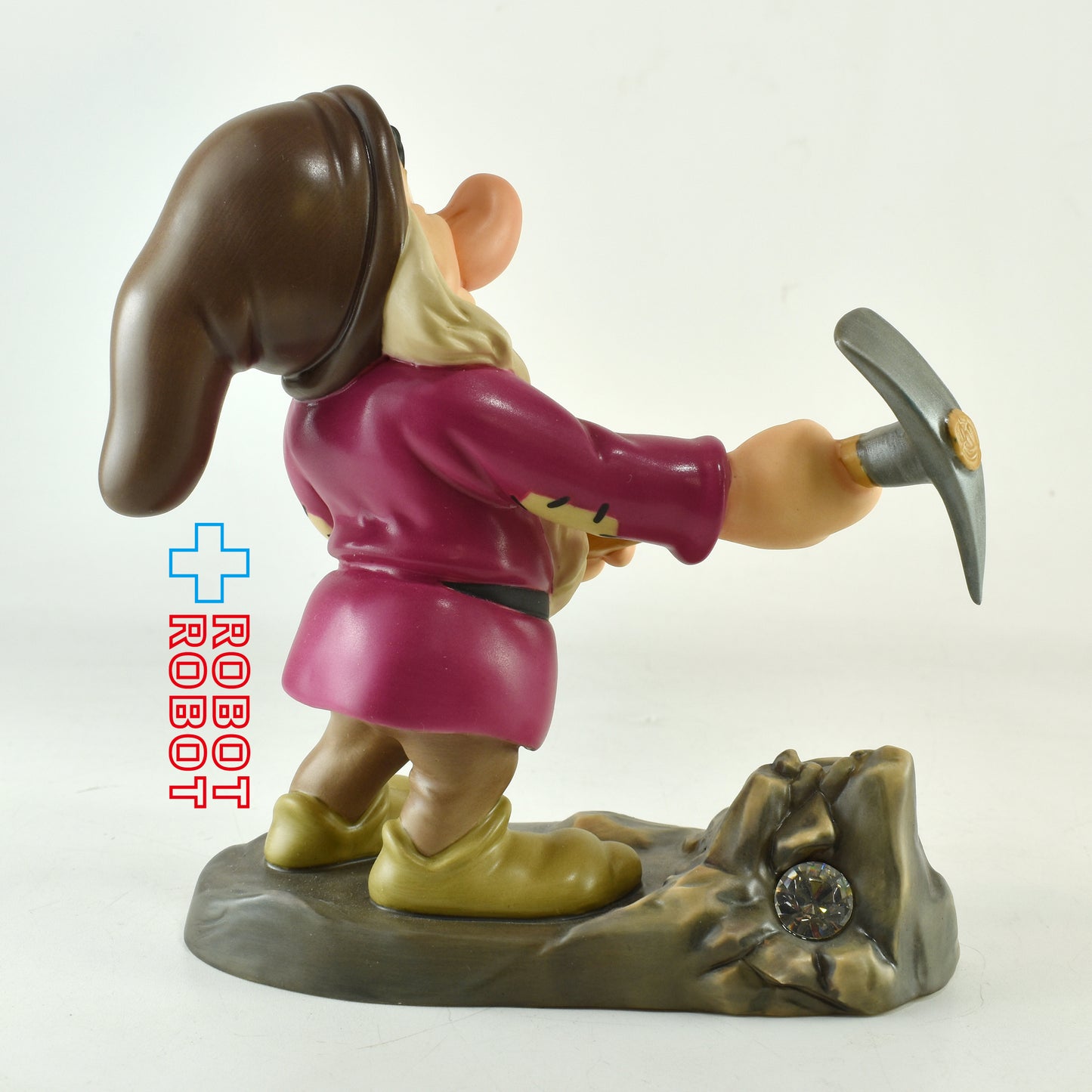 ディズニー WDCC  白雪姫と7人のこびと グランピー（おこりんぼ）"シャベルかツルハシで" 陶器フィギュアリン 箱付